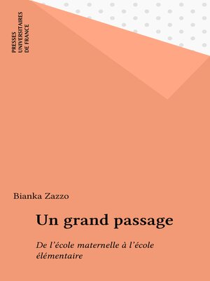 cover image of Un grand passage